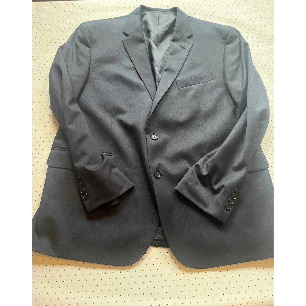 Dockers Navy Blazer Quiet Luxury Old Money Tailored Mens Jacket